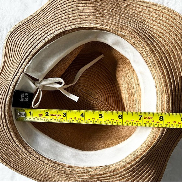 OLIVE & PIQUE AZTEC BEAD WRAPPED HAT Southwest Boho Bohemian Trendy Rodeo - Picture 6 of 8